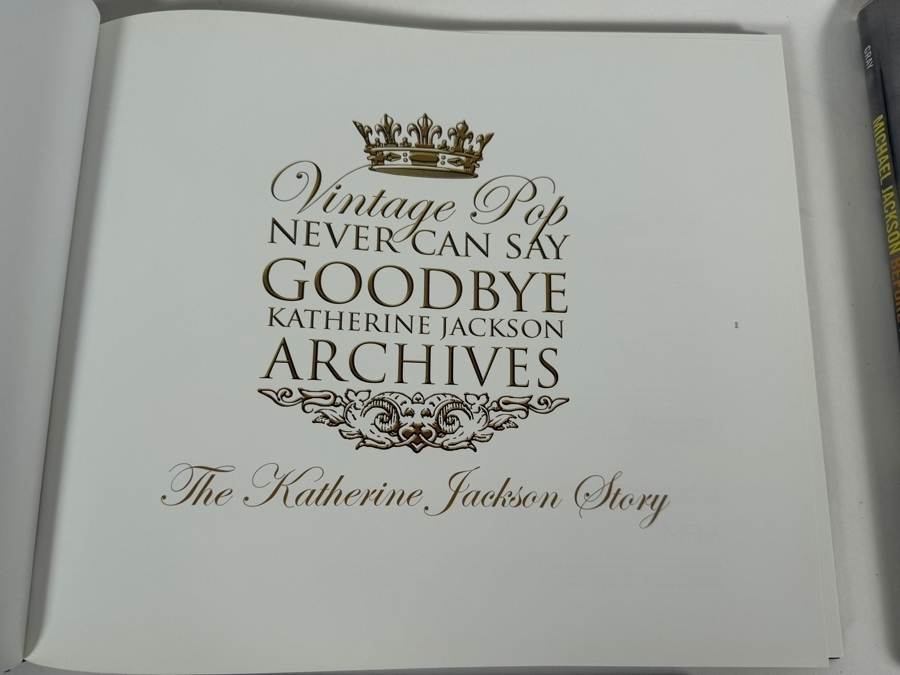 Vintage Michael Jackson Biography And Commemorative Photo Hardcover Book Collection Lot Of Four [Photo 3]