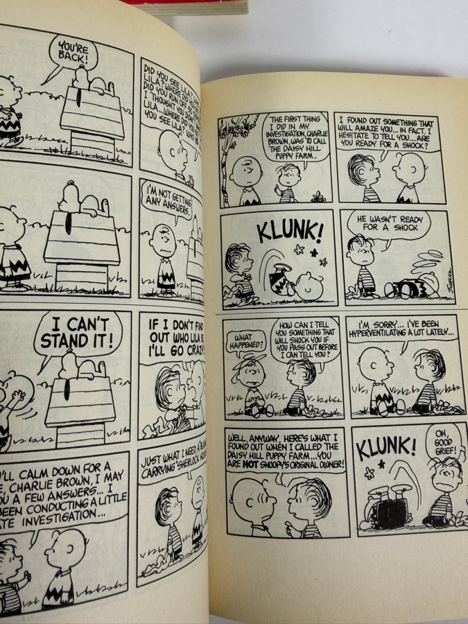 Vintage 1970s To 1990s Charles M. Schulz Peanuts Comic Strip Reprint Book Collection Lot Of Eight [Photo 10]