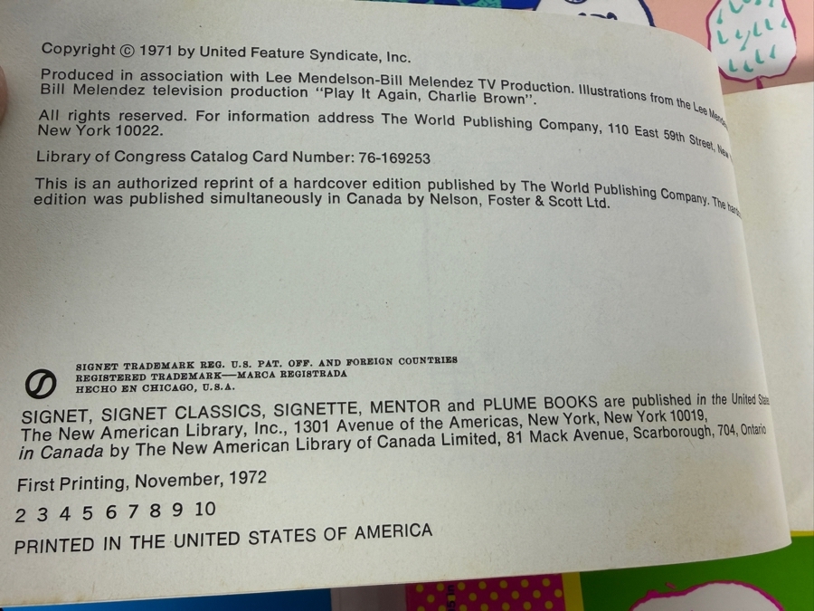 Vintage 1970s To 1990s Charles M. Schulz Peanuts Comic Strip Reprint Book Collection Lot Of Eight [Photo 9]
