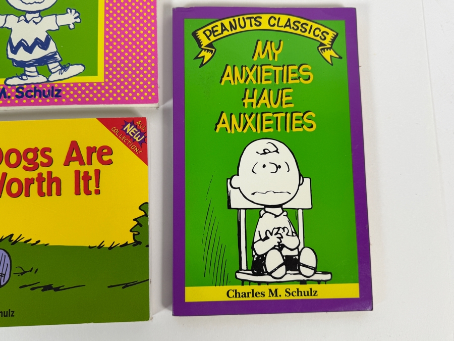 Vintage 1970s To 1990s Charles M. Schulz Peanuts Comic Strip Reprint Book Collection Lot Of Eight [Photo 4]