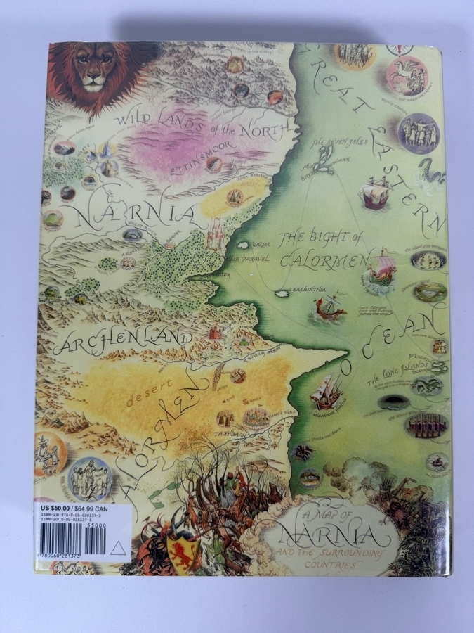 The Complete Chronicles Of Narnia Film Tie-In Hardcover Omnibus By C. S. Lewis With Map Illustration Cover [Photo 3]