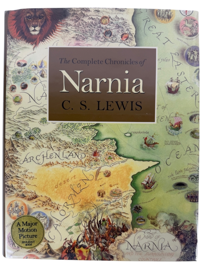 The Complete Chronicles Of Narnia Film Tie-In Hardcover Omnibus By C. S. Lewis With Map Illustration Cover