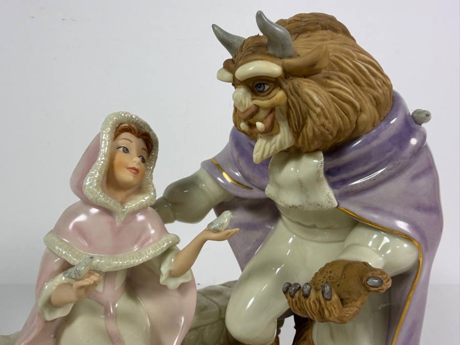 Vintage Lenox Disney Showcase Collection Beauty And The Beast Love's First Touch Porcelain Figurine 8'H [Photo 2]