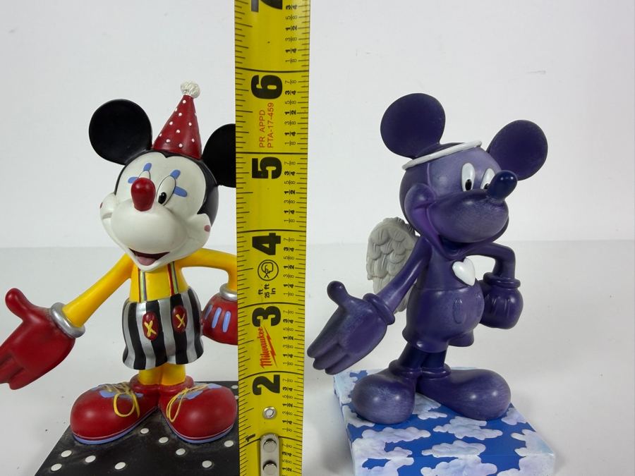 Vintage 2004 Westland Giftware Disney Mickey InspEARations Let's Party Clown And Always My Angel Figurine Set 6'H [Photo 6]