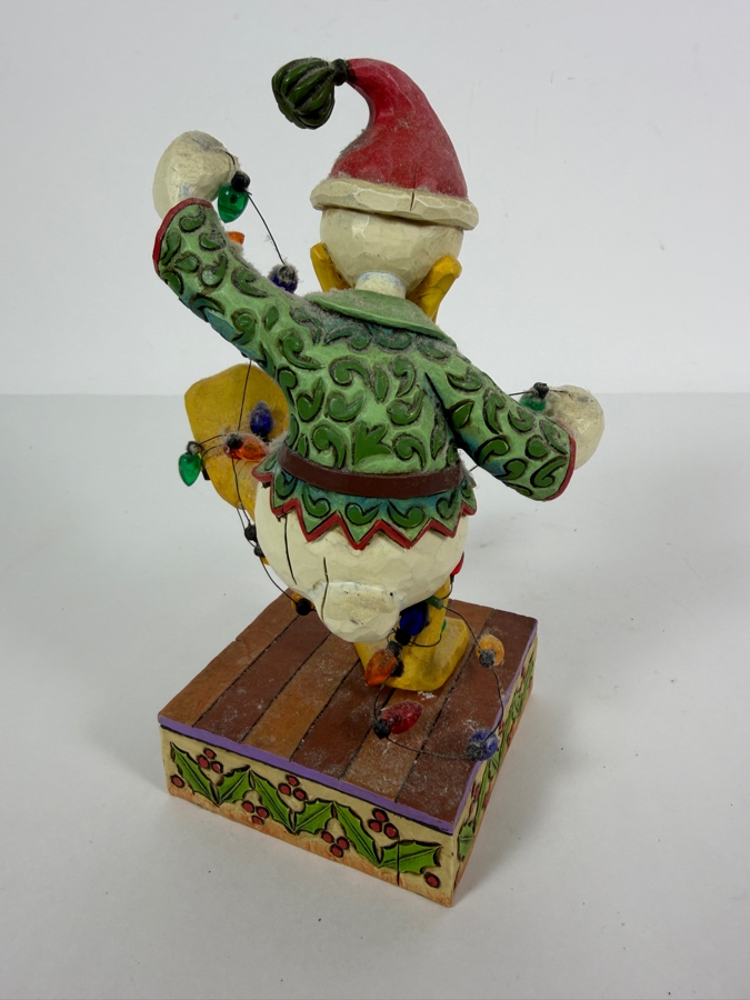 Vintage 2007 Jim Shore Disney Traditions Santa's High Strung Helper Donald Duck Figurine 7.5'H [Photo 3]
