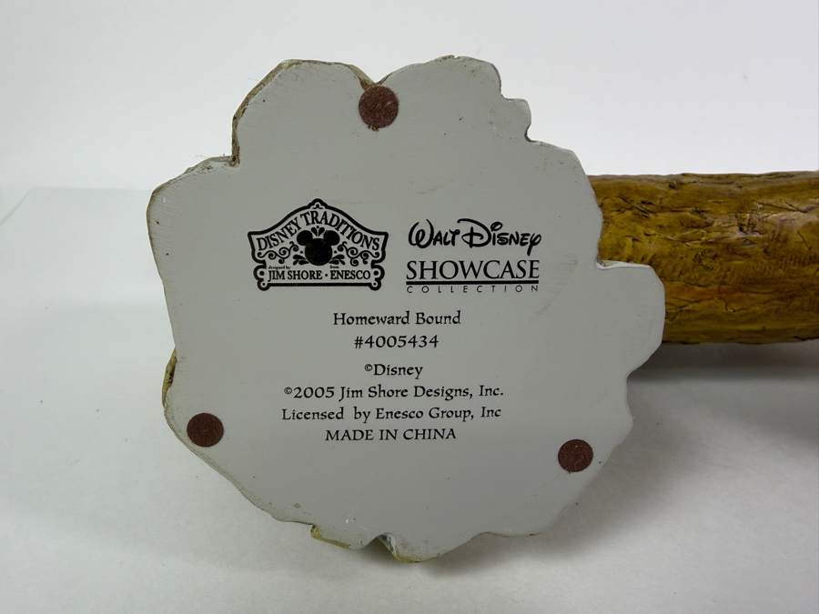 Vintage 2005 Jim Shore Disney Traditions Homeward Bound Seven Dwarfs On Log Figurine 14'W X 8.5'H [Photo 12]