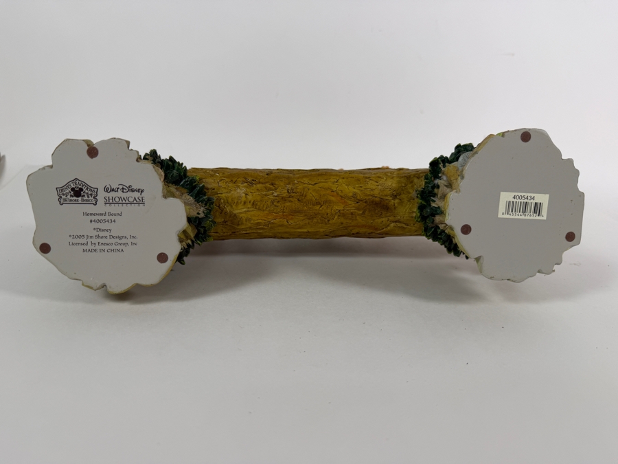Vintage 2005 Jim Shore Disney Traditions Homeward Bound Seven Dwarfs On Log Figurine 14'W X 8.5'H [Photo 11]