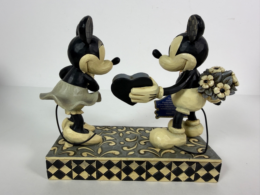 'Real Sweetheart' Mickey and Minnie Mouse Figurine from the Disney Traditions Collection by Jim Shore with Original Box 6.5W X 3D X 6H [Photo 4]