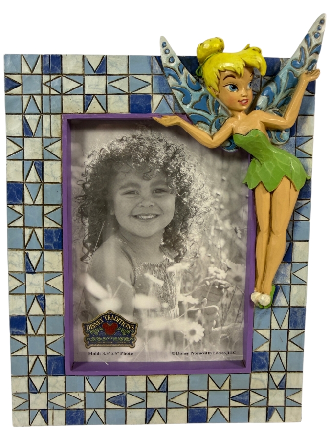 Walt Disney Showcase Collection 'Tinker Bell' Photo Frame (3.5 x 5' Photo) Designed by Jim Shore with Original Box