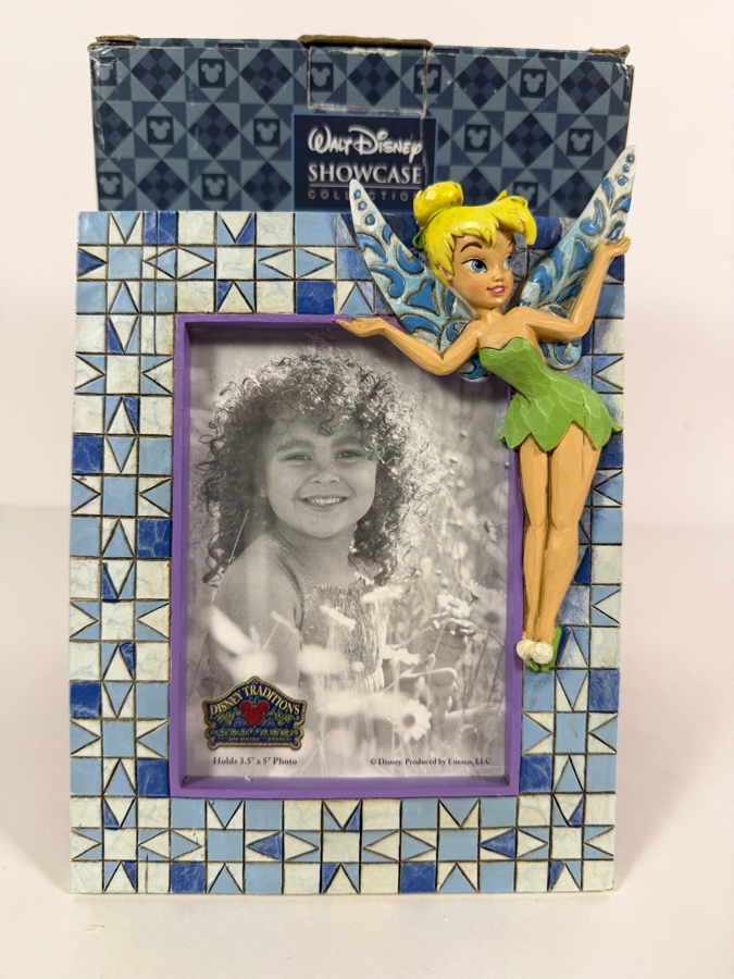 Walt Disney Showcase Collection 'Tinker Bell' Photo Frame (3.5 x 5' Photo) Designed by Jim Shore with Original Box [Photo 2]