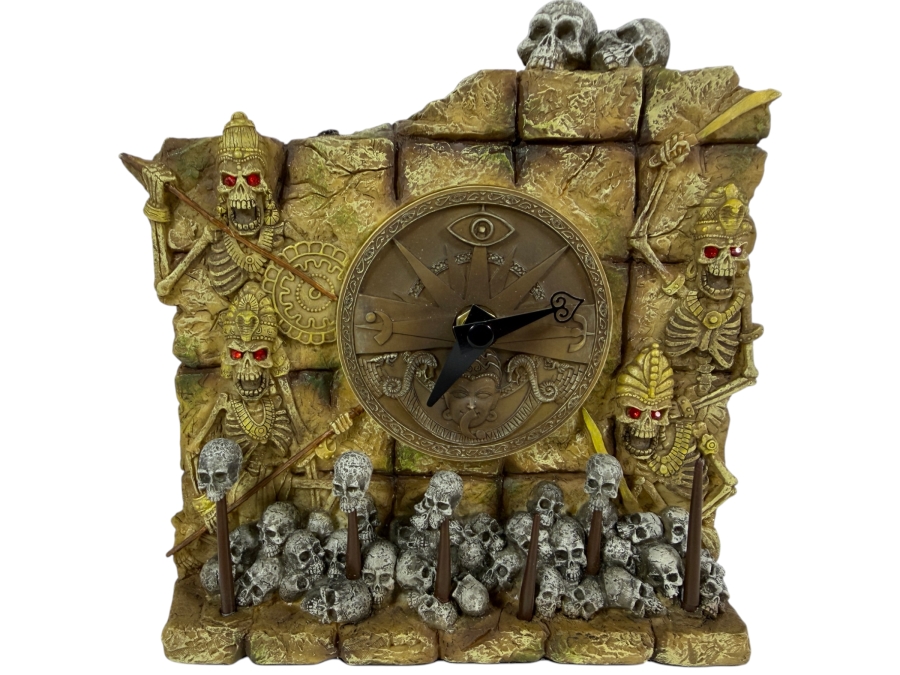 Rare Vintage 2005 Limited Edition of 200 Disneyland Indiana Jones Adventure 10th Anniversary Clock 7'H