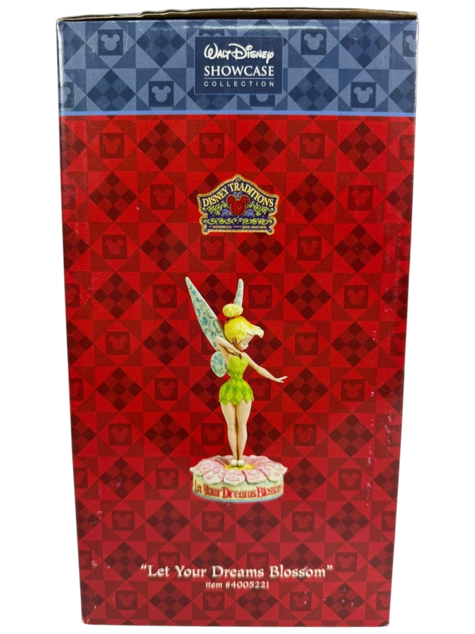 Walt Disney Showcase 'Let Your Dreams Blossom' Tinker Bell Figurine by Artist Jim Shore for Enesco with Original Box