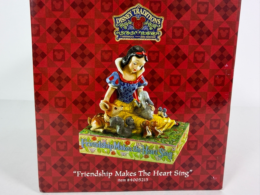 Jim Shore Disney Traditions Snow White 'Friendship Makes The Heart Sing' Figurine with Original Box [Photo 2]
