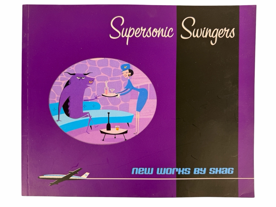 Artist Signed 'Supersonic Swingers' 2000 Josh Agle New Works by Shag Softcover Edition Signed by Shag [Photo 2]