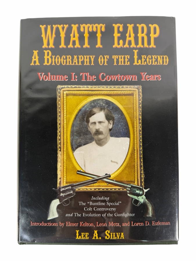 Rare Signed Limited Edition of 100 Hardcover First Printing Book Wyatt Earp: A Biography of the Legend Volume One, the Cowtown Years Presented to Actor Hugh O'Brian Who Portrayed Wyatt Earp (Client Was Hugh O'Brian's Assistant) [Photo 2]