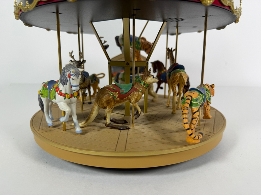 Vintage 2004 Hallmark Keepsake Ornament Carousel Display 11.5'H [Photo 5]