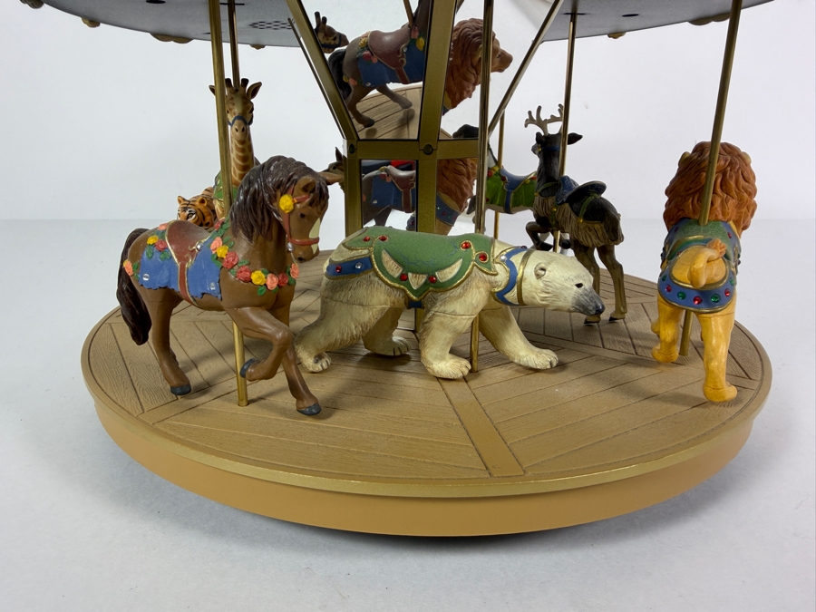Vintage 2004 Hallmark Keepsake Ornament Carousel Display 11.5'H [Photo 3]