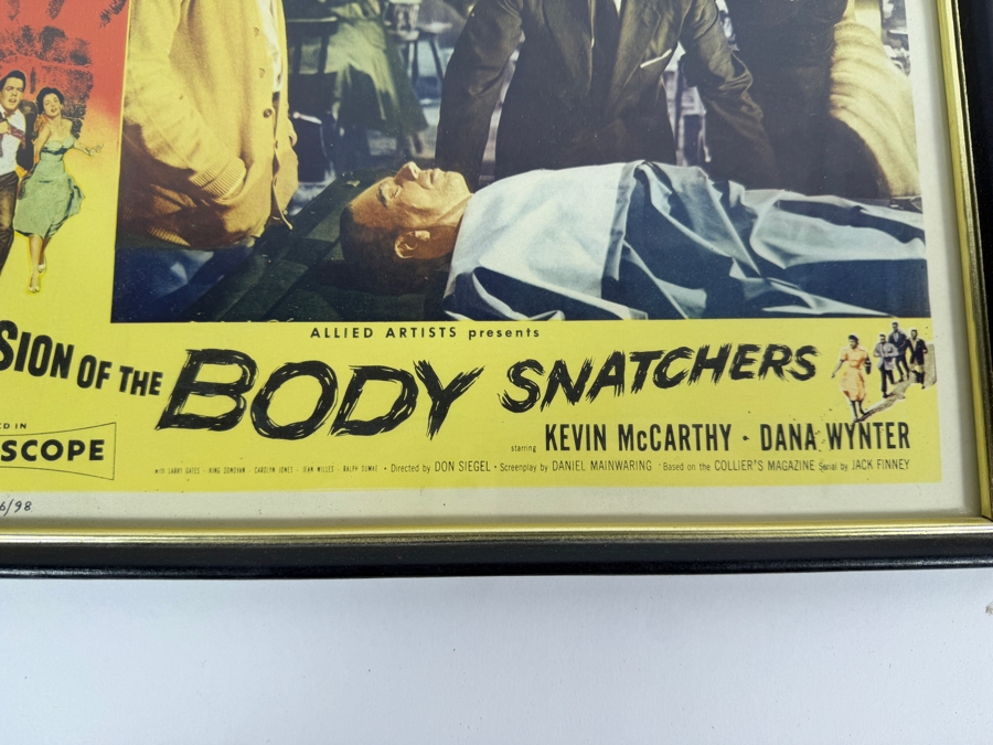 Vintage 1956 Lobby Card for the Science-Fiction Film Invasion of the Body Snatchers 56/98 Framed 14.5 X 11.5 [Photo 7]