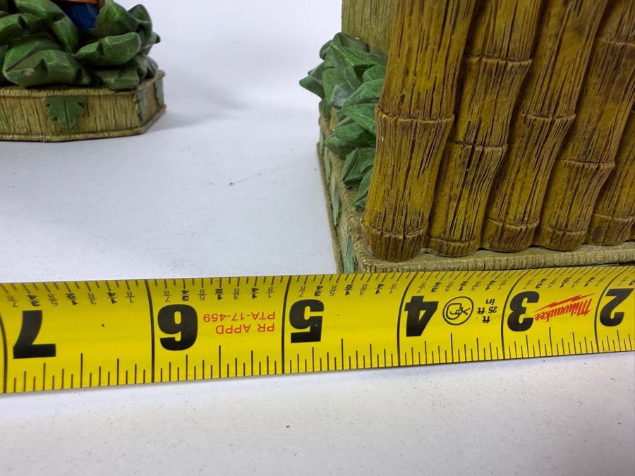 Official Disney Parks Polynesian Village Resort Souvenir Tiki Bookend Set 7'H [Photo 9]