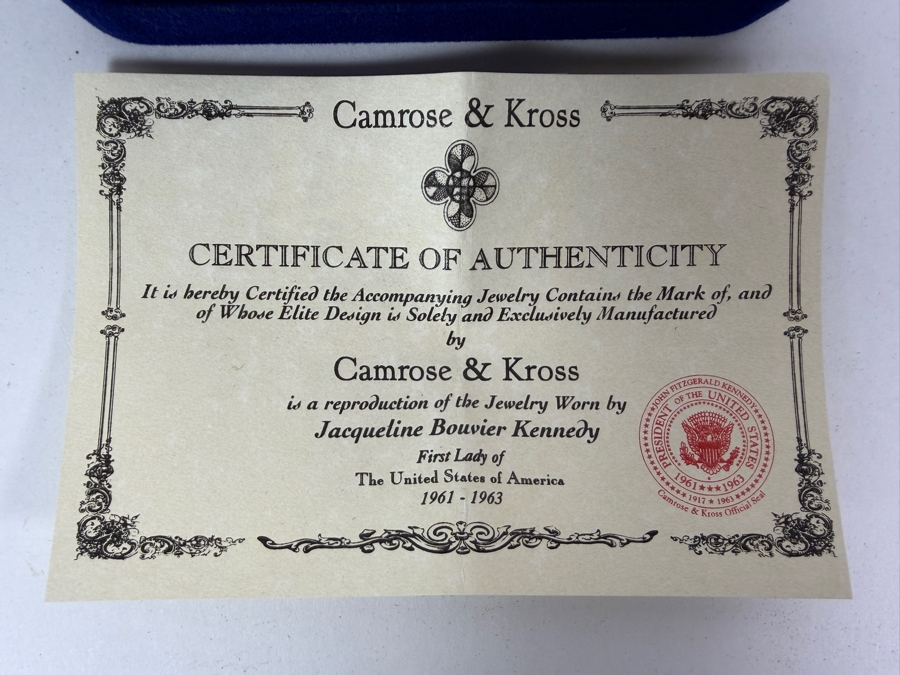 The Danbury Mint Jacqueline Kennedy Swarovski Crystal Bangle by Camrose & Kross [Photo 6]