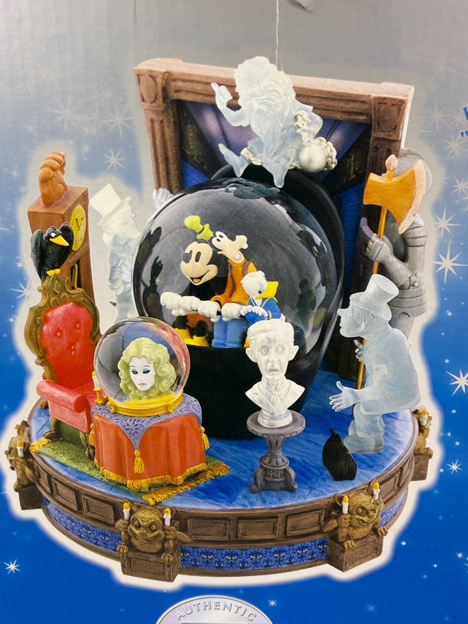 Disney Store Exclusive 'Mickey and Friends Haunted Ride' Musical Snow Globe Which Plays the Tune 'Grim Grinning Ghosts' with Original Box [Photo 3]
