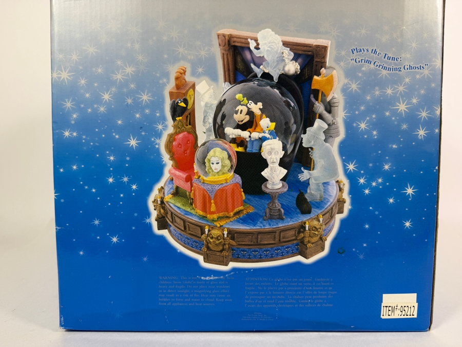 Disney Store Exclusive 'Mickey and Friends Haunted Ride' Musical Snow Globe Which Plays the Tune 'Grim Grinning Ghosts' with Original Box [Photo 4]
