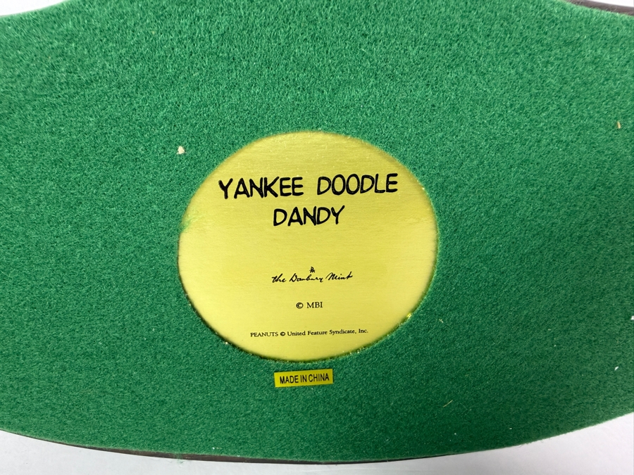 Vintage Peanuts Yankee Doodle Dandy 4th Of July Lighted Sculpture By Danbury Mint 10'W X 6'H [Photo 8]