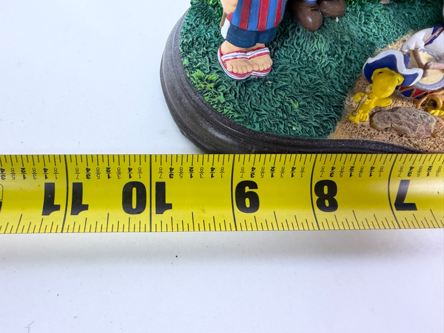 Vintage Peanuts Yankee Doodle Dandy 4th Of July Lighted Sculpture By Danbury Mint 10'W X 6'H [Photo 10]