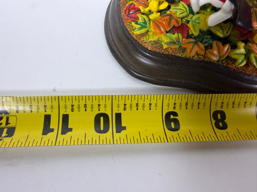 Vintage Peanuts A Time To Give Thanks Thanksgiving Lighted Sculpture By Danbury Mint 10'W X 5'D X7'H [Photo 8]