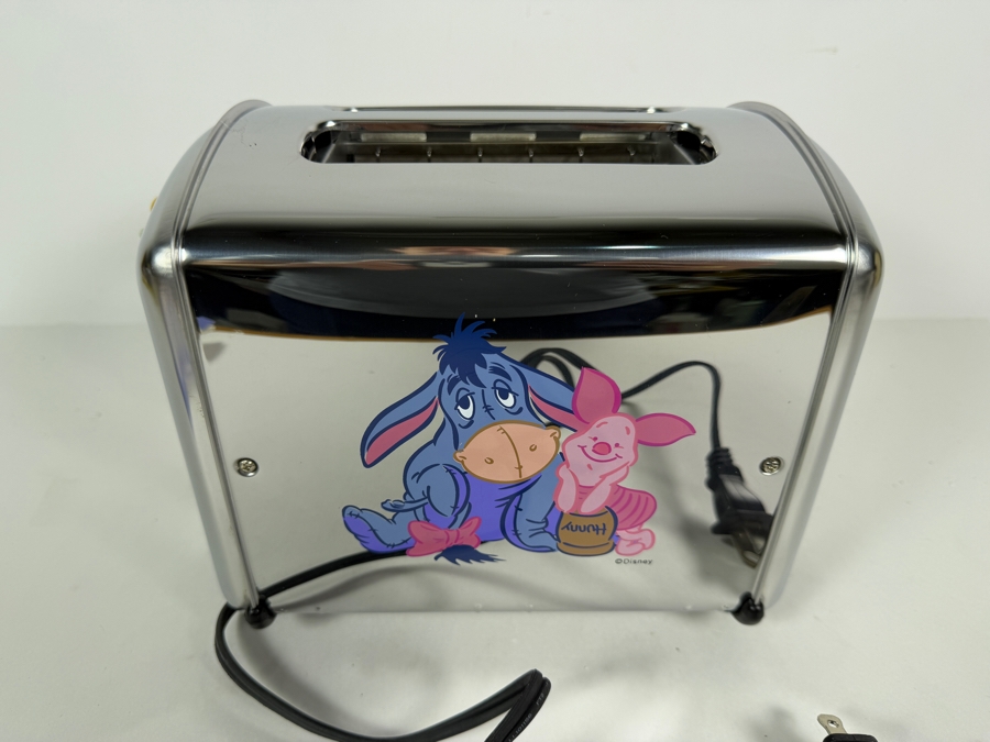 Vintage VillaWare Disney Winnie The Pooh Rise N Shine Stainless Steel Musical Toaster [Photo 3]