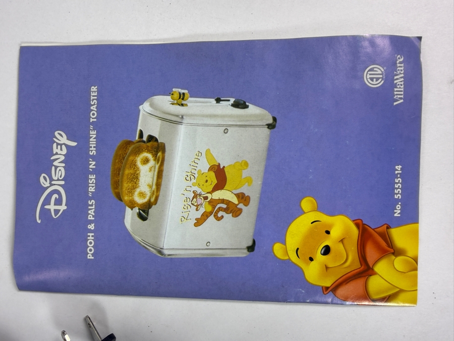 Vintage VillaWare Disney Winnie The Pooh Rise N Shine Stainless Steel Musical Toaster [Photo 5]