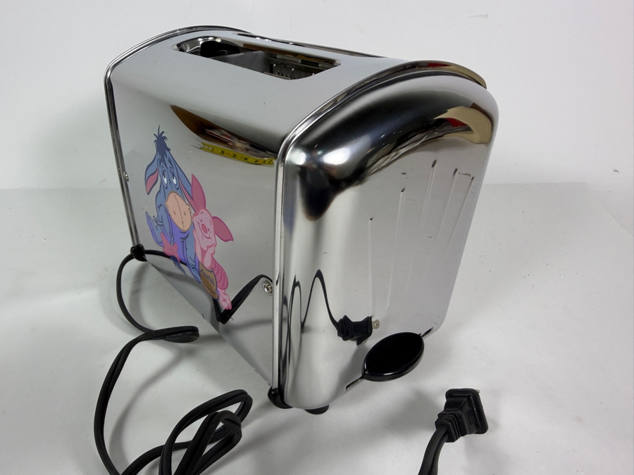 Vintage VillaWare Disney Winnie The Pooh Rise N Shine Stainless Steel Musical Toaster [Photo 4]