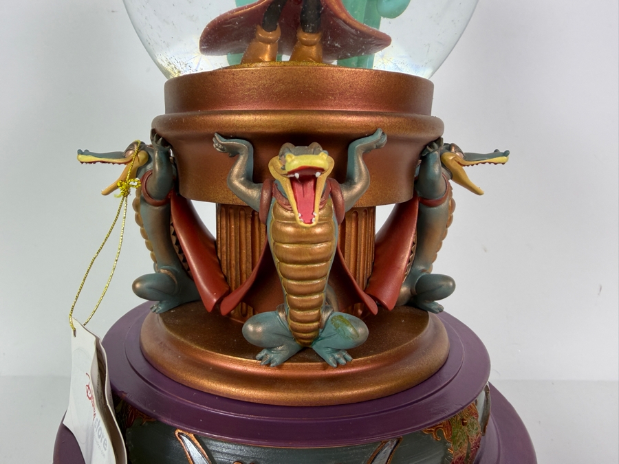 Vintage Disney Store Exclusive Fantasia 65th Anniversary Sorcerer Mickey Mouse Musical Tower Snow Globe 15'H [Photo 2]