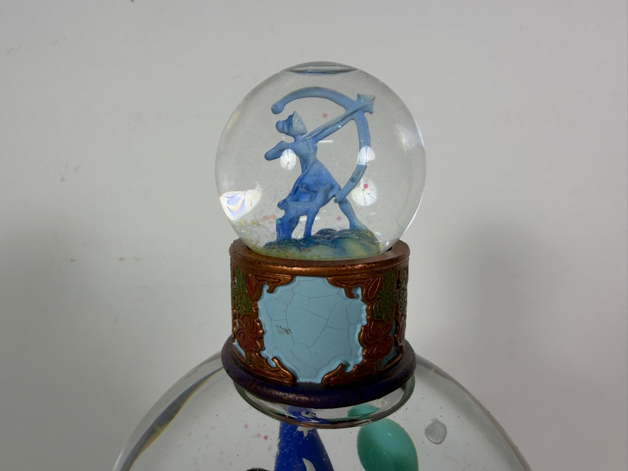 Vintage Disney Store Exclusive Fantasia 65th Anniversary Sorcerer Mickey Mouse Musical Tower Snow Globe 15'H [Photo 4]
