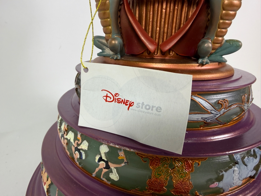 Vintage Disney Store Exclusive Fantasia 65th Anniversary Sorcerer Mickey Mouse Musical Tower Snow Globe 15'H [Photo 5]