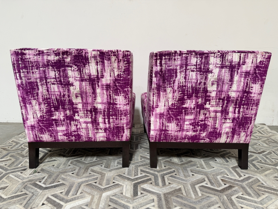 Pair Of Custom Lounge Chairs 34W X 34D X 36H Retails $9,000 [Photo 10]