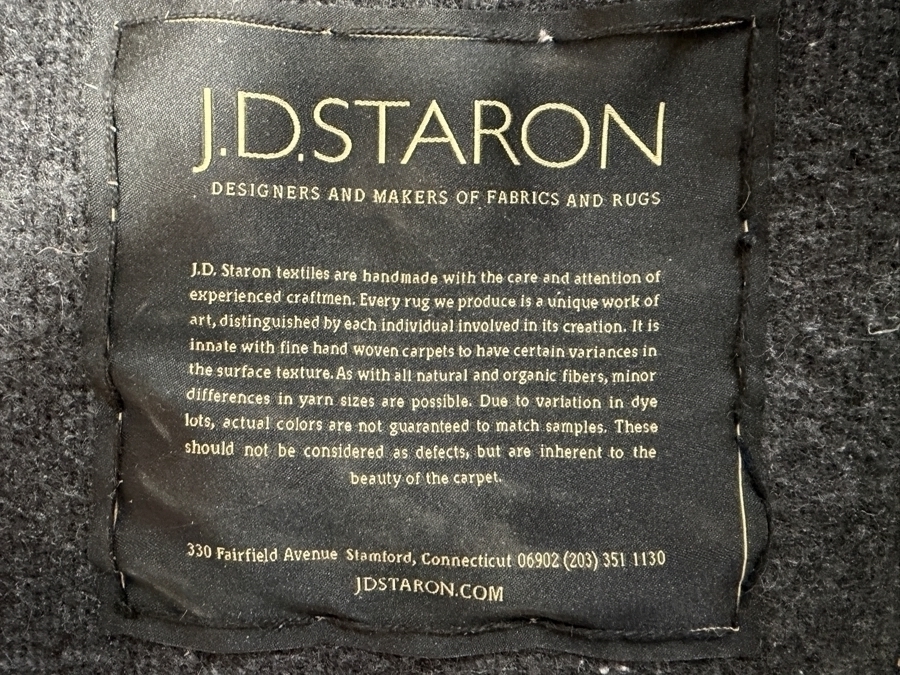 J. D. Staron Handmade Wool Rug Embedded with Crystals Forming a Celestial Star-Like Pattern Around Its Edge Retails $15,000 [Photo 5]