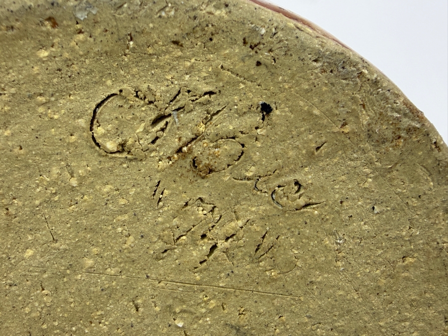 Vintage 1974 Brutalist Sculptural Studio Pottery Vase Signed by Artist 1974 Philadelphia 10'H [Photo 10]