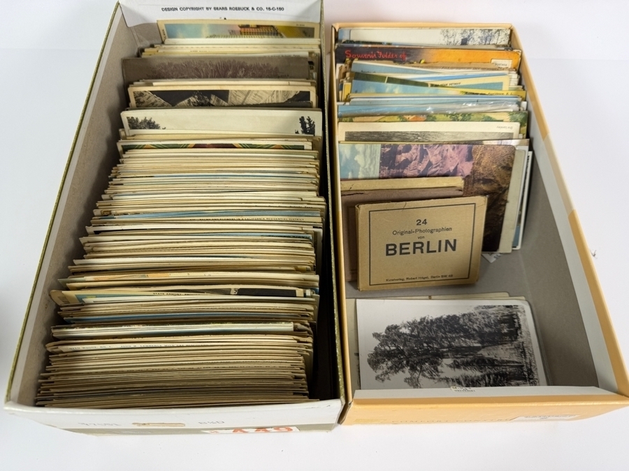Large Lot Of Vintage And Antique Souvenir Postcards - See Photos for Small Sampling [Photo 2]
