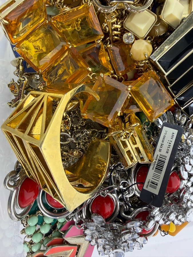Mixed Lot Of Brand New And Vintage Costume Jewelry Featuring Ann Taylor Pieces With Original Tags [Photo 2]