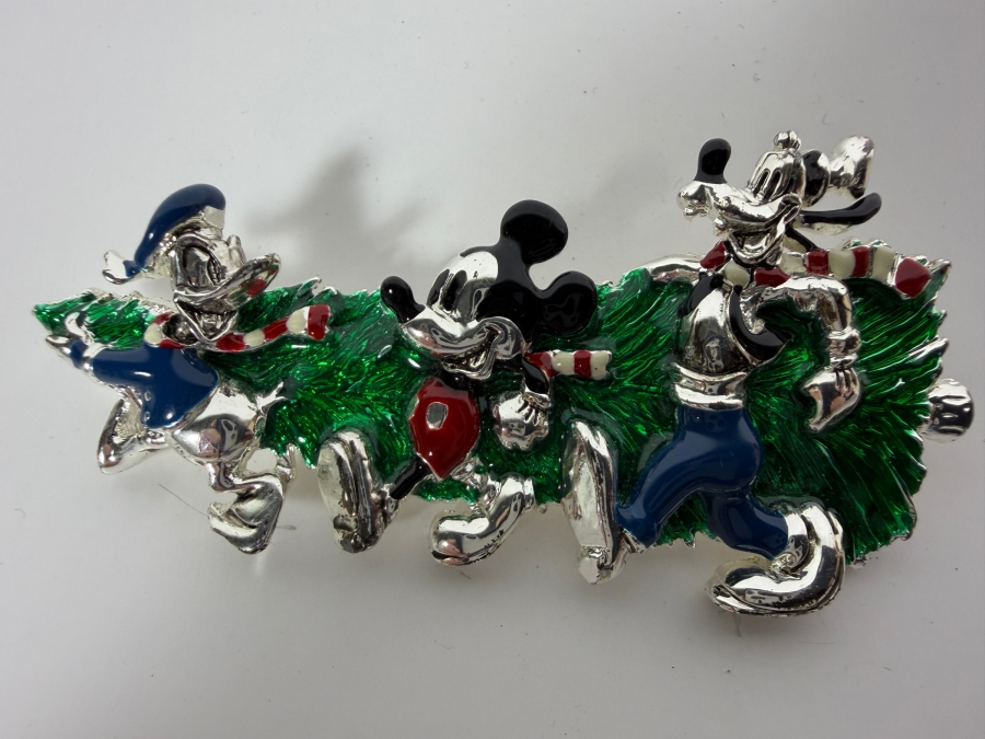 Vintage Napier Disney & Co. Christmas Brooch Pin [Photo 2]