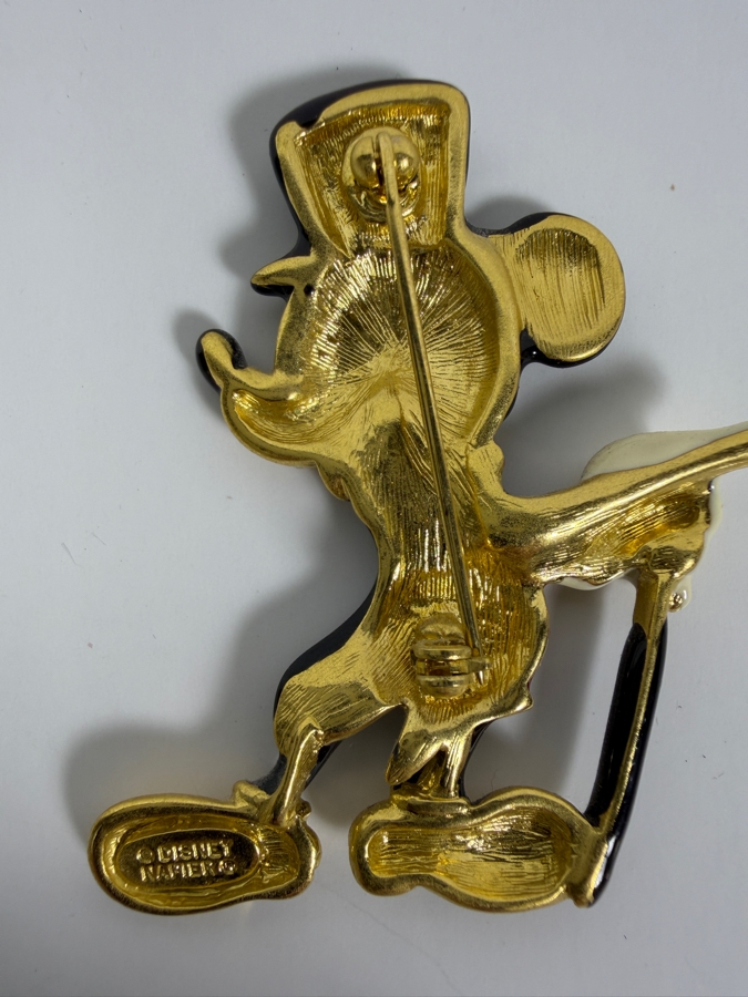 Vintage Disney Napier Mickey Mouse Enamel Brooch Pin [Photo 2]