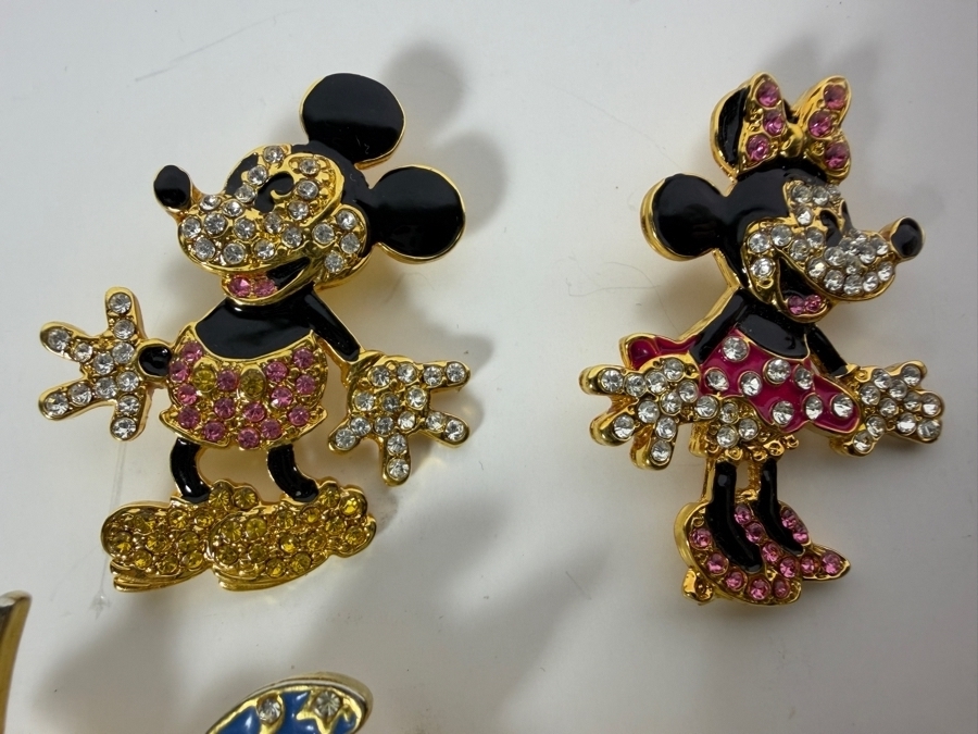 (6) Disney Mickey & Minnie Mouse Trading Pins [Photo 2]