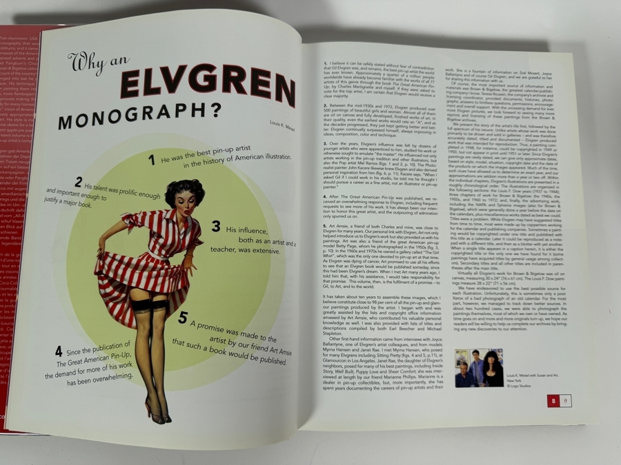 Just Added - Gil Elvgren Pin Up Girl Art Book Lot Of 2 Elvgren His Life And Art Hardcover Max Allan Collins Taschen Gil Elvgren All His Glamorous American Pin Ups Charles G Martignette Louis K Meisel [Photo 7]