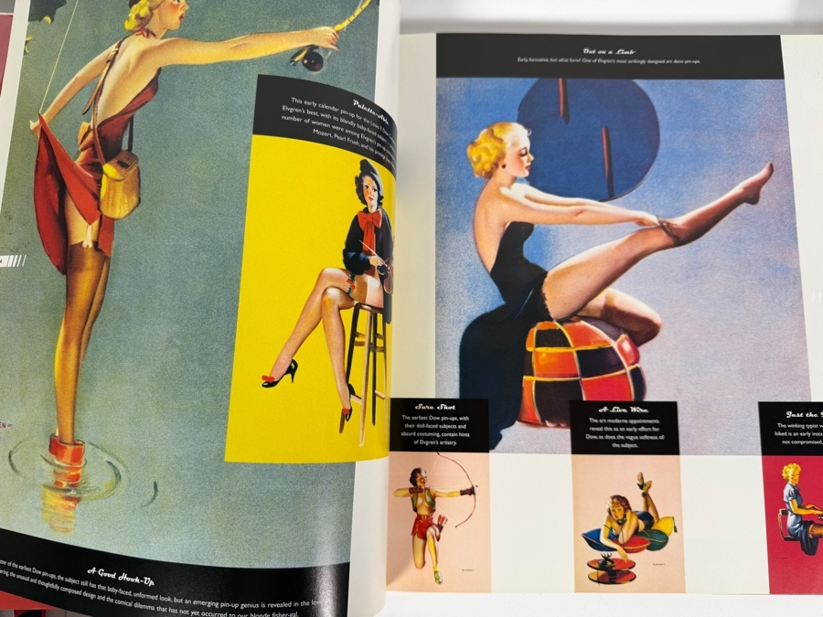 Just Added - Gil Elvgren Pin Up Girl Art Book Lot Of 2 Elvgren His Life And Art Hardcover Max Allan Collins Taschen Gil Elvgren All His Glamorous American Pin Ups Charles G Martignette Louis K Meisel [Photo 14]