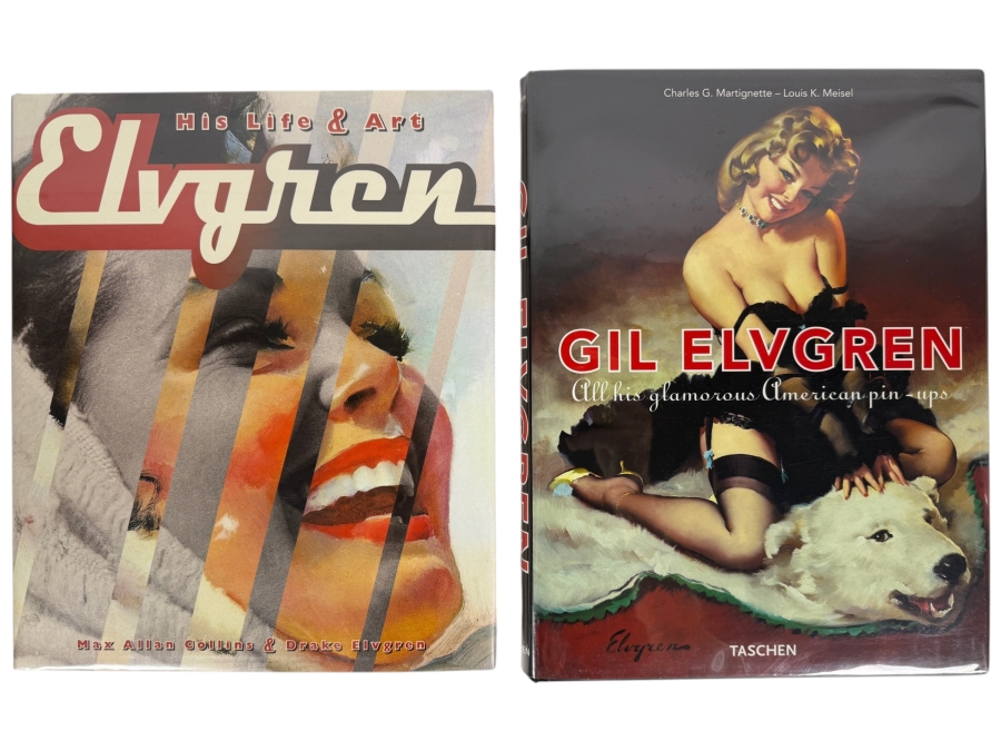 Just Added - Gil Elvgren Pin Up Girl Art Book Lot Of 2 Elvgren His Life And Art Hardcover Max Allan Collins Taschen Gil Elvgren All His Glamorous American Pin Ups Charles G Martignette Louis K Meisel