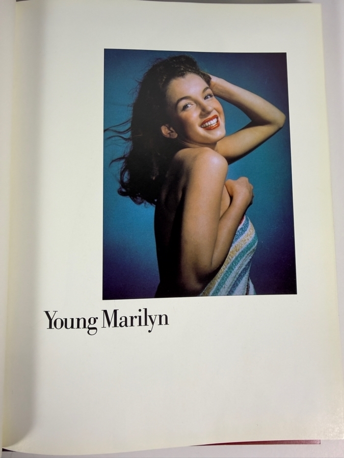 Just Added - Marilyn Monroe Hardcover Biography Picture Art Book Lot Of 4 The Birth Of Marilyn, Young Marilyn Becoming The Legend, From Beginning To End And Marilyn By Moonlight [Photo 8]