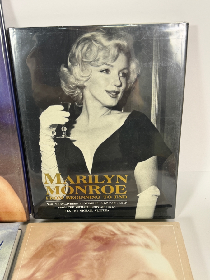 Just Added - Marilyn Monroe Hardcover Biography Picture Art Book Lot Of 4 The Birth Of Marilyn, Young Marilyn Becoming The Legend, From Beginning To End And Marilyn By Moonlight [Photo 5]