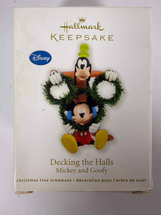 Just Added - New Hallmark Keepsake Disney Christmas Ornament Big Lot Of 9, Mickey Minnie, Princess Tower, Cinderella, King Mickey, Kingdom Hearts, Dashing Through The Mall, Hide N Peek, Pluto, Magic New In Box [Photo 17]