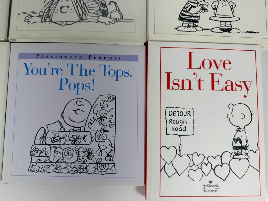 Just Added - Vintage Peanuts Charlie Brown Miniature Gift Book Big Lot Of 12, Have Another Cookie, A Good Caddie Is Hard To Find, Our Lines Must Be Crossed, Me Stressed Out, Lifes Answers, Love Isnt Easy [Photo 4]